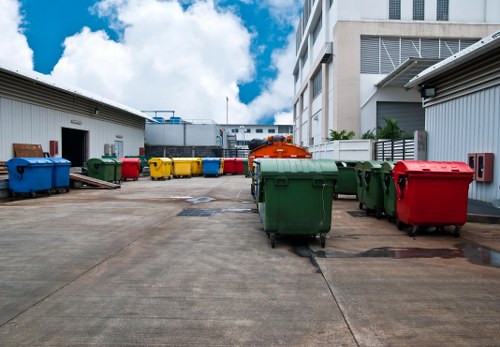 Modern waste management techniques at work